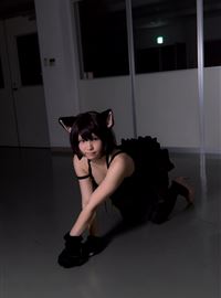 [enako] [enacat black] black silk cat girl(105)
